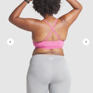 NWT GYMSHARK ruched training bra | M